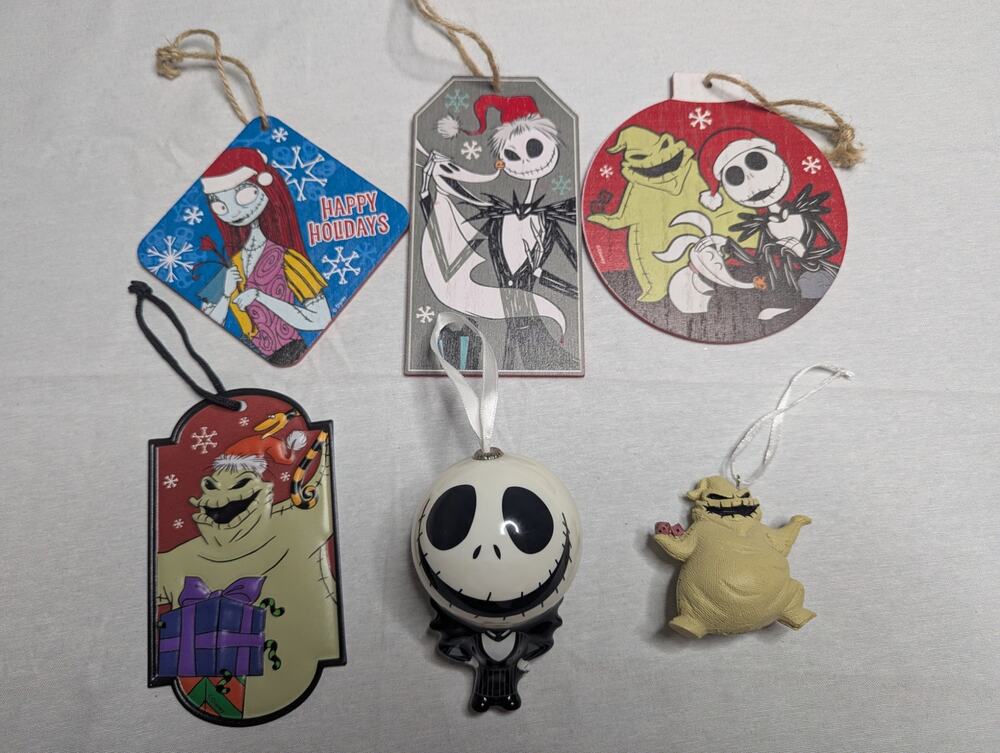Disney's The Nightmare Before Christmas Halloween & Christmas Ornament Bundle